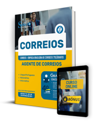 Capa Apostila CORREIOS 2024 - Agente de Correios