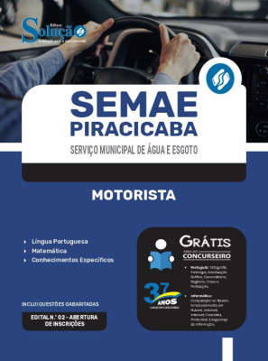 Apostila SEMAE Piracicaba - SP 2024 - Motorista - Imagem 3