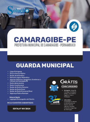 Apostila Prefeitura de Camaragibe - PE 2024 - Guarda Municipal - Imagem 3