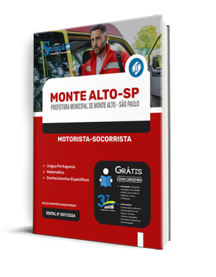 Apostila Prefeitura de Monte Alto - SP 2024 - Motorista-Socorrista - Imagem 2