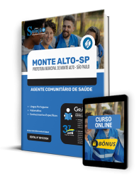 Capa Apostila Prefeitura de Monte Alto - SP 2024 - Agente Comunitário de Saúde