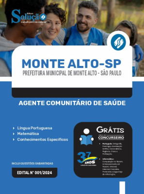 Apostila Prefeitura de Monte Alto - SP 2024 - Agente Comunitário de Saúde - Imagem 3