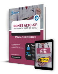 Capa Apostila Prefeitura de Monte Alto - SP 2024 - Técnico em Enfermagem