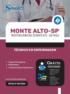 Apostila Prefeitura de Monte Alto - SP  - Técnico em Enfermagem - Imagem 3