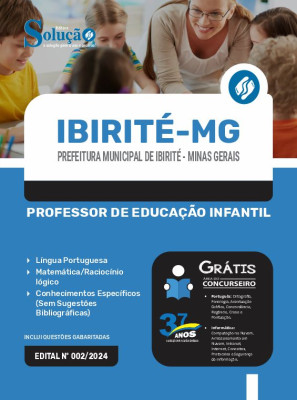 Apostila Prefeitura de Ibirité - MG 2024 - Professor de Educação Infantil - Imagem 3