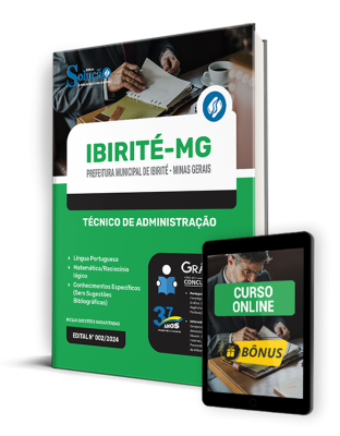 Apostila Prefeitura de Ibirité - MG 2024 - Técnico de Administração - Imagem 1