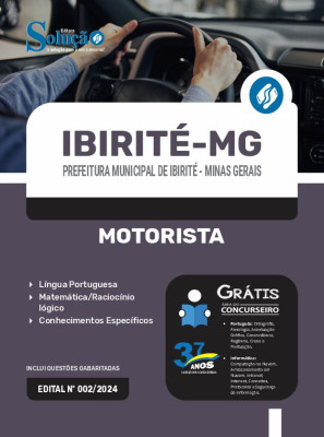 Apostila Prefeitura de Ibirité - MG 2024 - Motorista - Imagem 3