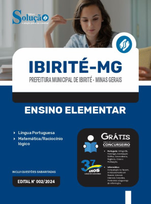 Apostila Prefeitura de Ibirité - MG 2024 - Ensino Elementar - Imagem 3