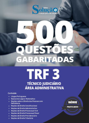 Caderno de Questões TRF 3 - Técnico Judiciário - Área Administrativa - 500 Questões Gabaritadas - Imagem 2