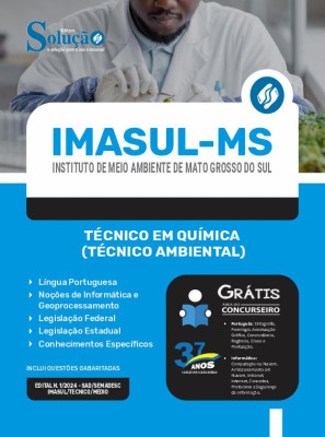 Apostila IMASUL-MS  - Técnico em Química (Técnico Ambiental) - Imagem 3