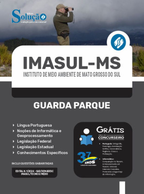 Apostila IMASUL-MS 2024 - Guarda Parque - Imagem 3