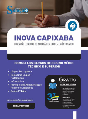 Apostila Fundação INOVA Capixaba - ES 2024 - Comum aos Cargos de Ensino Médio/Técnico e Superior - Imagem 3