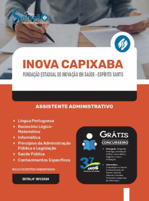 Apostila Fundação INOVA Capixaba - ES em PDF 2024 - Assistente Administrativo - Imagem 1