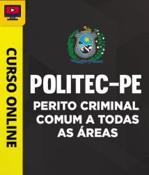 Capa Curso Politec-PE - Perito Criminal - Comum a Todas as Áreas