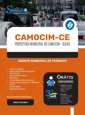 Apostila Prefeitura de Camocim - CE 2024 - Agente Municipal de Trânsito - Imagem 3