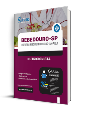 Apostila Prefeitura de Bebedouro - SP 2024 - Nutricionista - Imagem 2