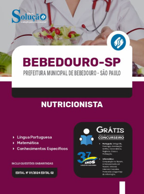 Apostila Prefeitura de Bebedouro - SP 2024 - Nutricionista - Imagem 3