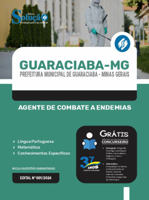 Apostila Prefeitura de Guaraciaba - MG 2024 - Agente de Combate a Endemias - Imagem 3