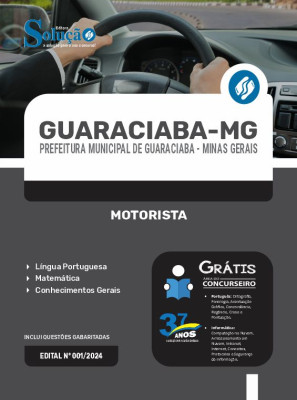 Apostila Prefeitura de Guaraciaba - MG 2024 - Motorista - Imagem 3