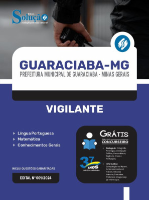 Apostila Prefeitura de Guaraciaba - MG 2024 - Vigilante - Imagem 3