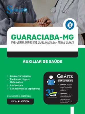 Apostila Prefeitura de Guaraciaba - MG 2024 - Auxiliar de Saúde - Imagem 3