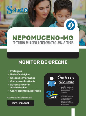 Apostila Prefeitura de Nepomuceno - MG 2024 - Monitor de Creche - Imagem 3