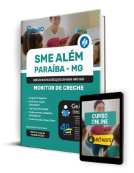Capa Apostila SME Além Paraíba - MG 2024 - Monitor de Creche