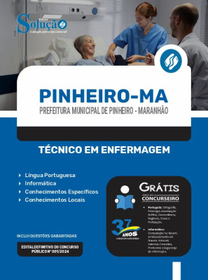 Apostila Prefeitura de Pinheiro - MA 2024 - Técnico em Enfermagem - Imagem 3