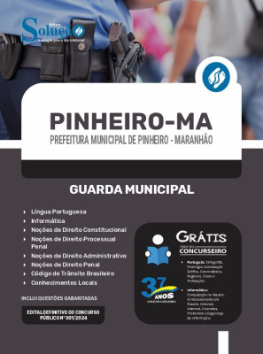 Apostila Prefeitura de Pinheiro - MA 2024 - Guarda Municipal - Imagem 3