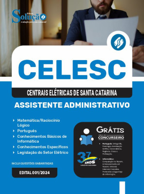 Apostila CELESC-SC em PDF 2024 - Assistente Administrativo - Imagem 1