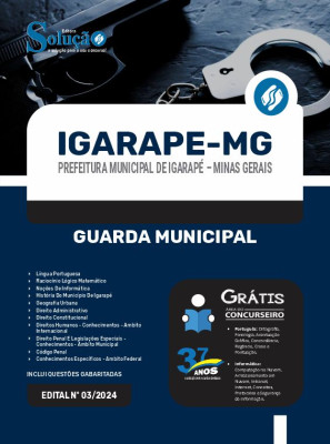 Apostila Prefeitura de Igarapé - MG 2024 - Guarda Municipal - Imagem 3