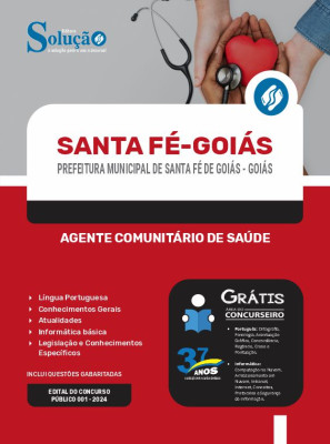 Apostila Prefeitura de Santa Fé de Goiás - GO 2024 - Agente Comunitário de Saúde - Imagem 3