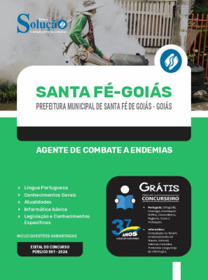 Apostila Prefeitura de Santa Fé de Goiás - GO 2024 - Agente de Combate a Endemias - Imagem 3