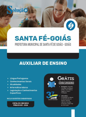 Apostila Prefeitura de Santa Fé de Goiás - GO 2024 - Auxiliar de Ensino - Imagem 3