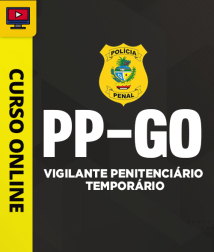 Capa Curso Processo Seletivo Simplificado - Polícia Penal de Goiás - Vigilante Penitenciário Temporário