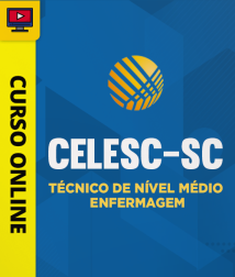 Capa Curso CELESC-SC - Técnico de Nível Médio - Enfermagem