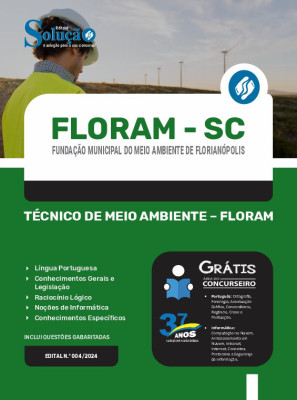 Apostila FLORAM-SC 2024 - Técnico de Meio Ambiente - FLORAM - Imagem 3