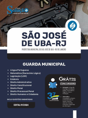 Apostila Prefeitura de São José de Ubá - RJ 2024 - Guarda Municipal - Imagem 3