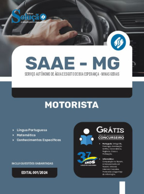 Apostila SAAE Boa Esperança - MG  - Motorista - Imagem 3