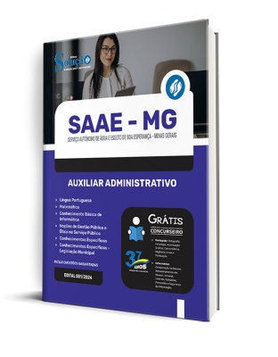 Apostila SAAE Boa Esperança - MG 2024 - Auxiliar Administrativo - Imagem 2