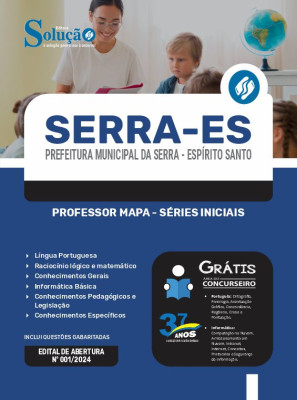 Apostila Prefeitura de Serra - ES 2024 - Professor MaPA - Séries Iniciais - Imagem 3