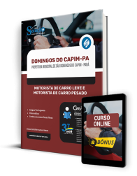 Capa Apostila Prefeitura de São Domingos do Capim - PA 2024 - Motorista de Carro Leve e Motorista de Carro Pesado