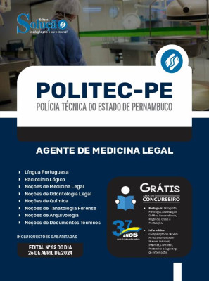 Apostila POLITEC-PE 2024 - Agente de Medicina Legal - Imagem 3