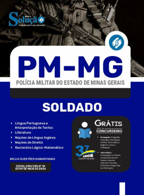 Apostila PM-MG em PDF 2024 - Soldado - Imagem 1