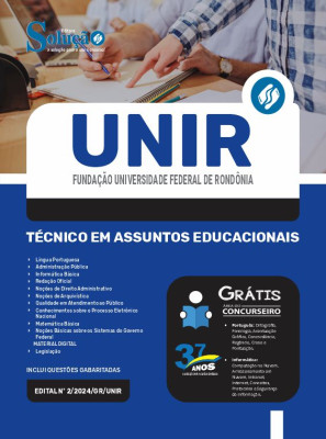 Apostila UNIR 2024 - Técnico em Assuntos Educacionais - Imagem 3