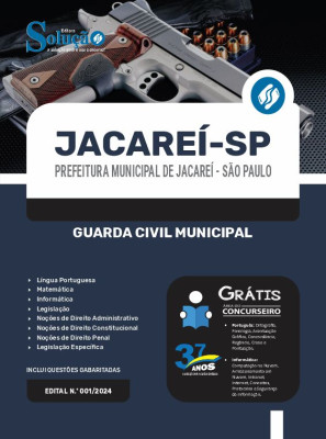 Apostila Prefeitura de Jacareí - SP 2024 - Guarda Civil Municipal - Imagem 3