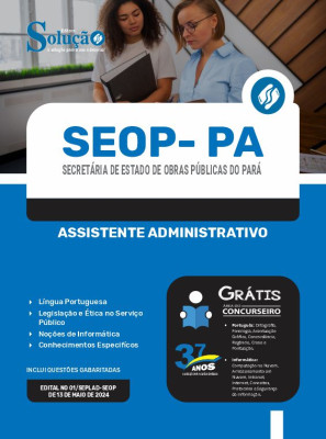 Apostila SEOP-PA 2024 - Assistente Administrativo - Imagem 3