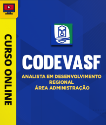 Capa Curso CODEVASF - Analista em Desenvolvimento Regional - Área Administração