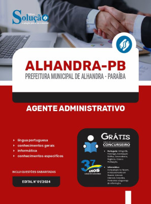 Apostila Prefeitura de Alhandra - PB 2024 - Agente Administrativo - Imagem 3