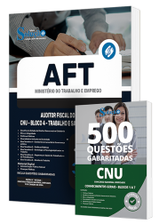 Capa Combo Impresso AFT - Auditor Fiscal do Trabalho - CNU - Bloco 4 - Trabalho e Saúde do Trabalhador
